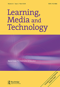 Cover image for Learning, Media and Technology, Volume 44, Issue 1, 2019
