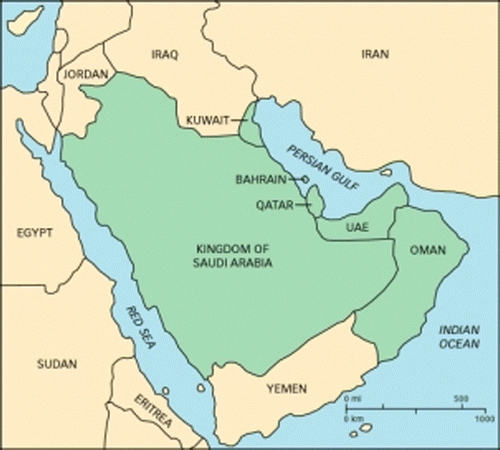 Figure 1 States of the GCC.