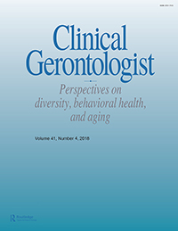 Cover image for Clinical Gerontologist, Volume 41, Issue 4, 2018