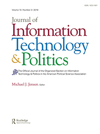 Cover image for Journal of Information Technology & Politics, Volume 15, Issue 2, 2018