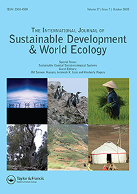 Cover image for International Journal of Sustainable Development & World Ecology, Volume 27, Issue 7, 2020