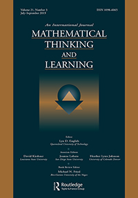 Cover image for Mathematical Thinking and Learning, Volume 21, Issue 3, 2019