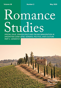 Cover image for Romance Studies, Volume 38, Issue 2, 2020