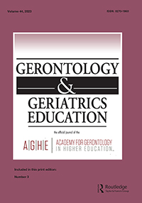 Cover image for Gerontology & Geriatrics Education, Volume 44, Issue 3, 2023