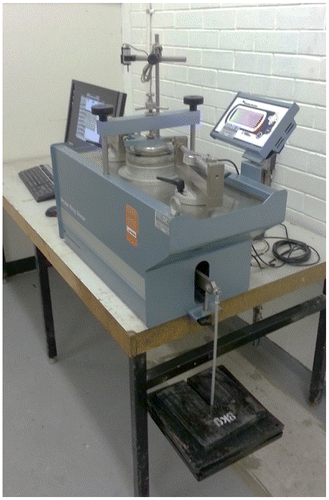 Figure 1. Ring shear apparatus used in this study.