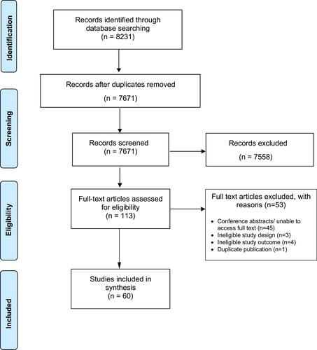 Figure 1 PRISMA flow diagram.