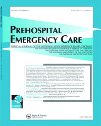Cover image for Prehospital Emergency Care, Volume 19, Issue 4, 2015