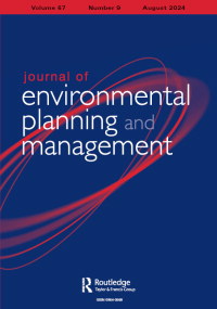 Cover image for Journal of Environmental Planning and Management, Volume 67, Issue 9, 2024