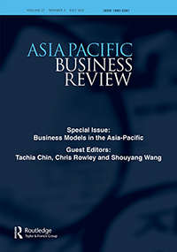 Cover image for Asia Pacific Business Review, Volume 27, Issue 3, 2021