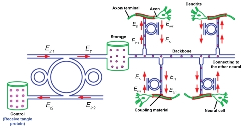 Figure 3 Schematic diagram of molecular bus network.