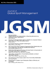 Cover image for Journal of Global Sport Management, Volume 8, Issue 4, 2023