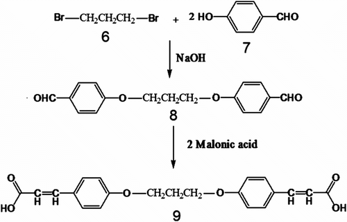 Scheme 2 Synthesis of dicarboxylic acid 9.