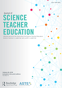Cover image for Journal of Science Teacher Education, Volume 29, Issue 8, 2018