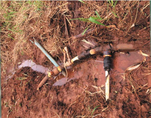Figure 5. Pipe burst in 2015 (source: the authors)