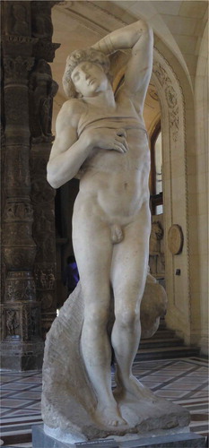Figure 3. Michelangelo, Dying Slave, 1513–15, Musée du Louvre, Paris. Photo: Wikimedia Commons.