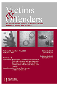 Cover image for Victims & Offenders, Volume 15, Issue 7-8, 2020