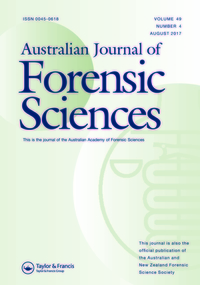 Cover image for Australian Journal of Forensic Sciences, Volume 49, Issue 4, 2017