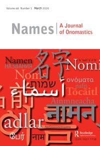 Cover image for Names, Volume 68, Issue 1, 2020