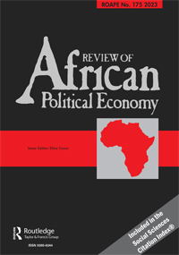 Cover image for Review of African Political Economy, Volume 50, Issue 175, 2023