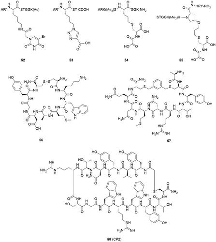 Figure 11. Peptide based inhibitors.