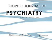 Cover image for Nordic Journal of Psychiatry, Volume 75, Issue 3, 2021