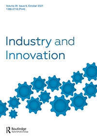 Cover image for Industry and Innovation, Volume 28, Issue 8, 2021