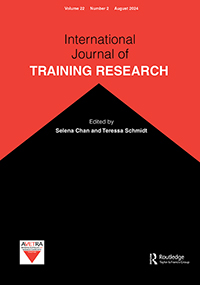 Cover image for International Journal of Training Research, Volume 22, Issue 2, 2024
