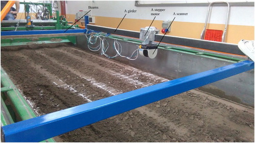 Figure 6. The soil bin with the beams and girder at the Department of Agricultural and Forest Machinery, Faculty of Production Engineering, Warsaw University of Life Sciences, Poland.