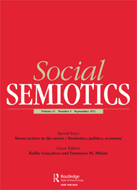 Cover image for Social Semiotics, Volume 32, Issue 4, 2022