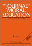 Cover image for Journal of Moral Education, Volume 18, Issue 3, 1989