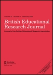 Cover image for British Educational Research Journal, Volume 29, Issue 1, 2003