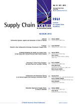 Cover image for Supply Chain Forum: An International Journal, Volume 14, Issue 4, 2013