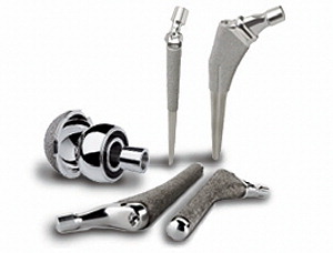 Figure 2.  A selection of modern hip components.