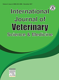 Cover image for International Journal of Veterinary Science and Medicine, Volume 5, Issue 2, 2017