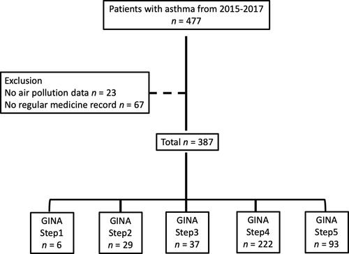 Figure 1 Flow chart of the enrolled patients.
