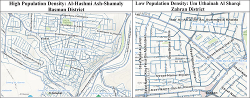 Figure 1. Study area: Road network.