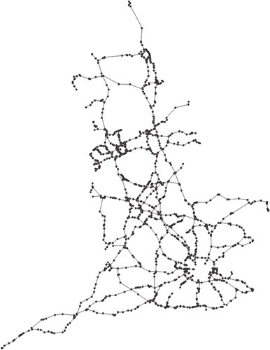 Figure 4. Highway network in England