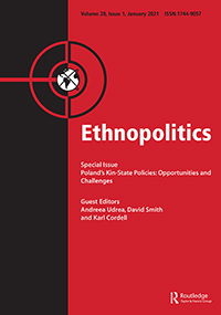 Cover image for Ethnopolitics, Volume 20, Issue 1, 2021