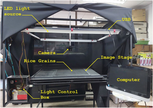 Figure 5. Image-capturing device used to record milled rice images.