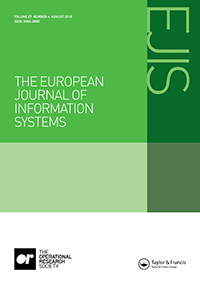 Cover image for European Journal of Information Systems, Volume 27, Issue 4, 2018