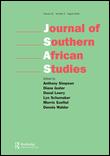 Cover image for Journal of Southern African Studies, Volume 19, Issue 3, 1993