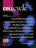 Cover image for Cell Cycle, Volume 6, Issue 20, 2007