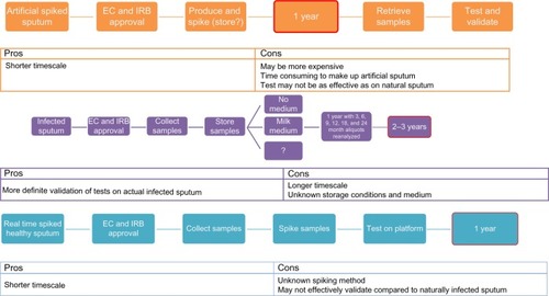 Figure 2 Timelines to proof of concept of rapid diagnostic test.