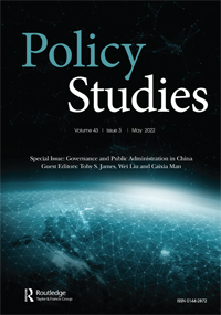 Cover image for Policy Studies, Volume 43, Issue 3, 2022