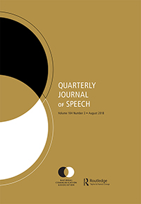 Cover image for Quarterly Journal of Speech, Volume 104, Issue 3, 2018
