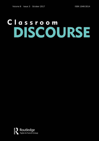 Cover image for Classroom Discourse, Volume 8, Issue 3, 2017