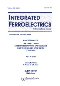 Cover image for Integrated Ferroelectrics, Volume 236, Issue 1, 2023