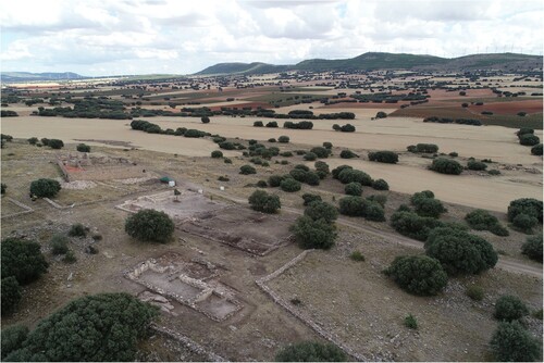 Figure 2. The site of La Graja and its territory, seen from the northwest. Source: authors.