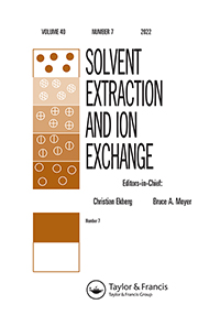 Cover image for Solvent Extraction and Ion Exchange, Volume 40, Issue 7, 2022