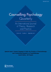Cover image for Counselling Psychology Quarterly, Volume 30, Issue 3, 2017
